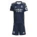 Maglie da calcio Real Madrid Vinicius Junior #7 Seconda Maglia Bambino 2025-26 Manica Corta + Pantaloni corti)